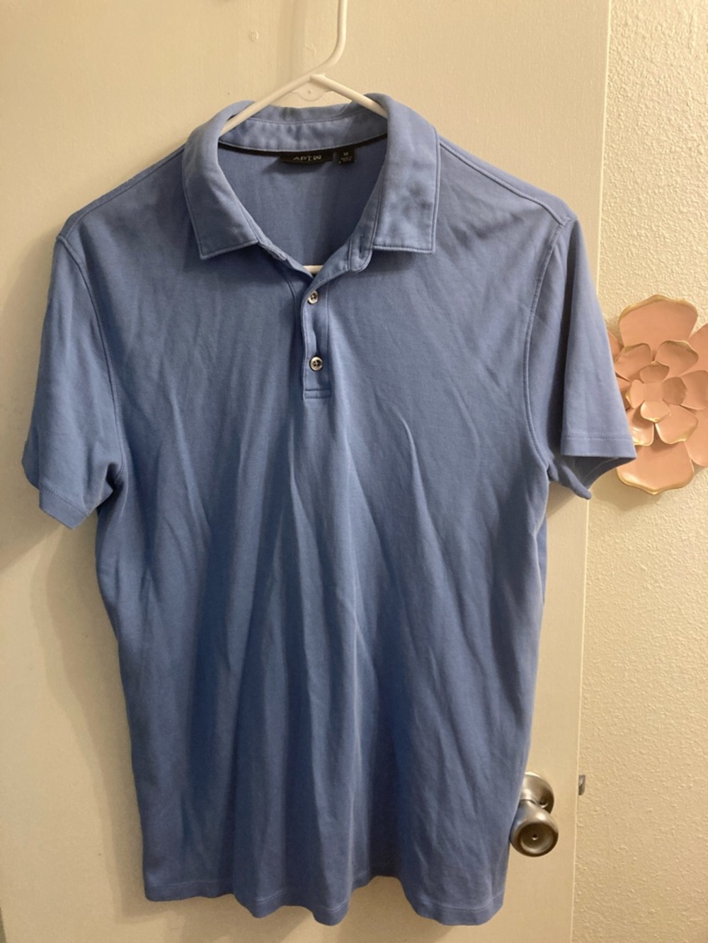 Men's Lightweight Polo in Slate Blue - Soft Everyday Tee